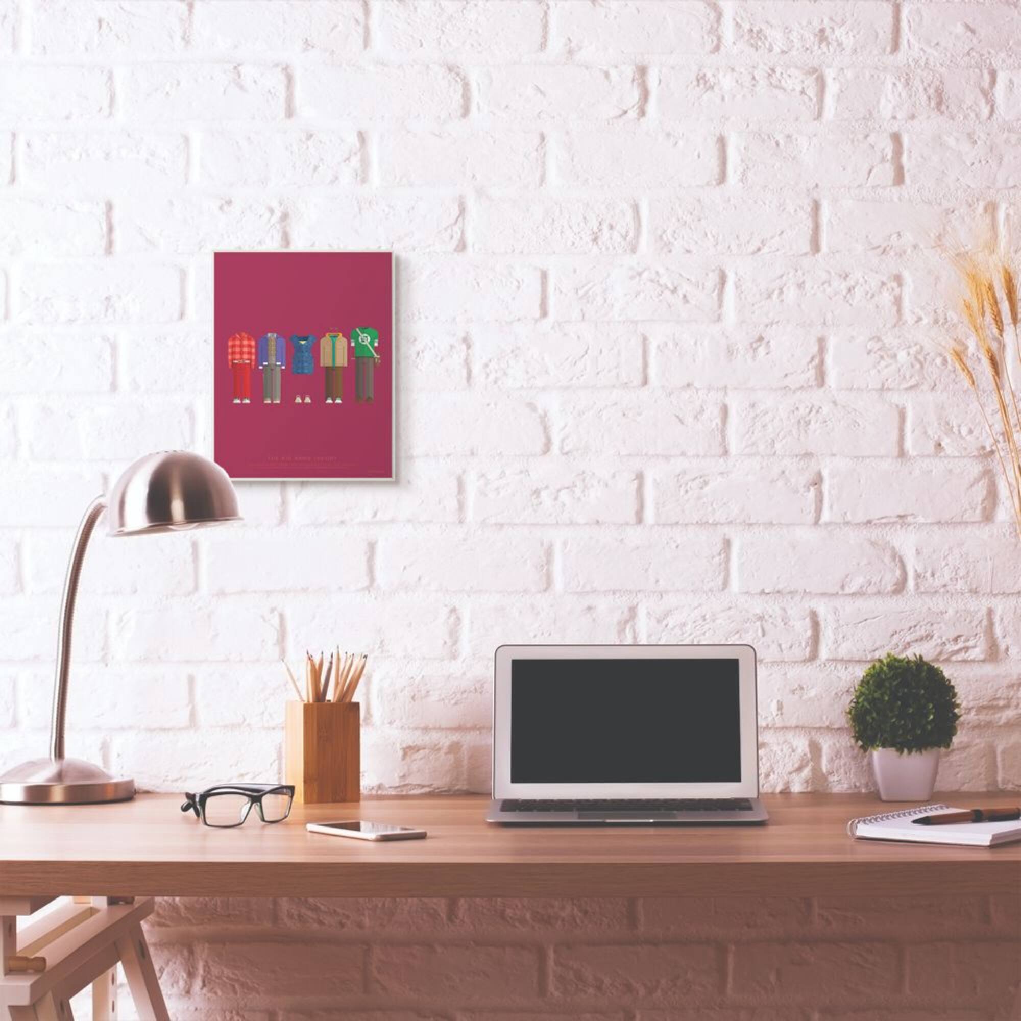 Stupell Industries Big Bang Theory™ Characters Fashion Wall Plaque